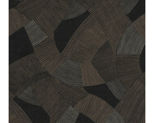 Behang met geometrisch strepenpatroon