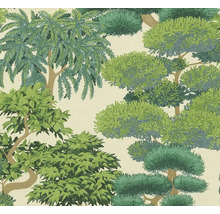 Behang met boommotief