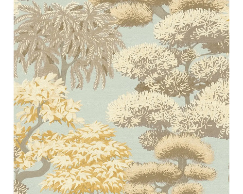 Behang met boommotief