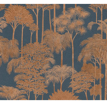 Behang met een patroon van bomen