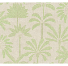 Behang met palmmotief