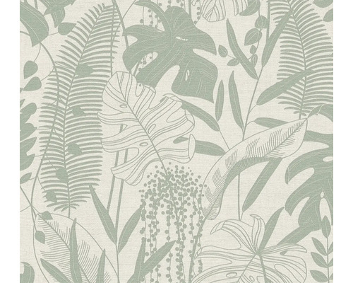 Behang met plantmotieven