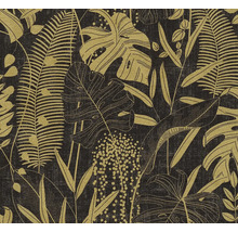 Behang met tropisch plantenpatroon