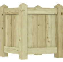 Houten plantenbak voor de tuin