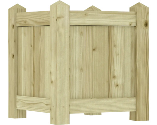 Houten plantenbak voor de tuin