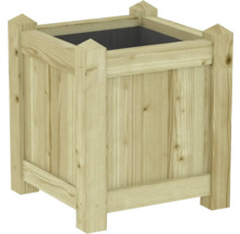 Vierkante houten plantenbak voor buiten