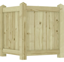 Houten plantenbak voor de tuin