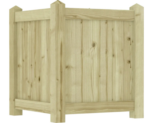 Houten plantenbak voor de tuin