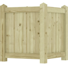 Houten bloembak voor de tuin