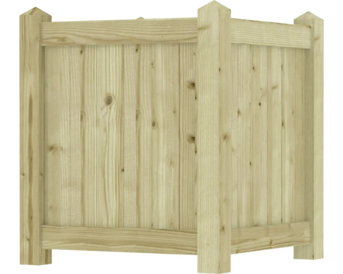 Houten bloembak voor de tuin