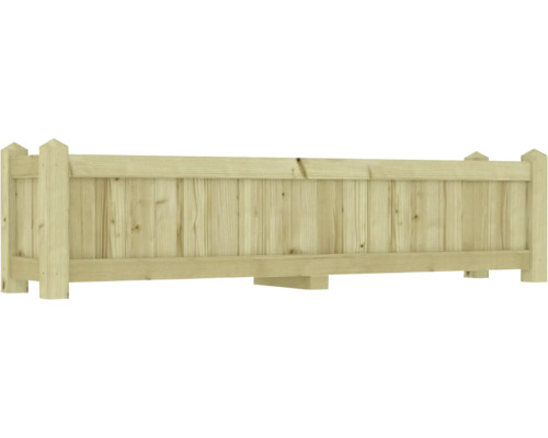 Houten bloembak voor de tuin