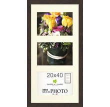 Fotolijst voor drie foto's, formaat 20x40