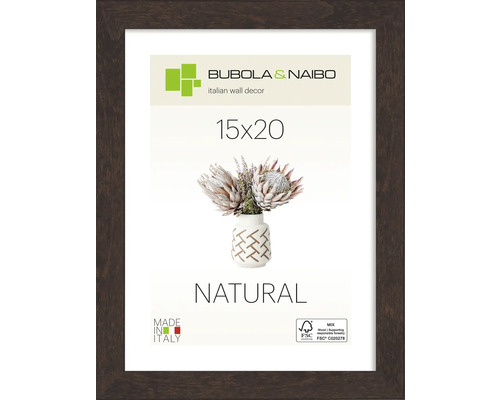 BUBOLA&NAIBO Fotolijst hout Trendy 4405/04 bruin 15x20 cm Bubola en Naibo fotolijst, 15x20, naturel
