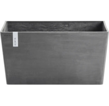 Ecopots plantenbak rechthoekig van gerecycled kunststof met steenlook.