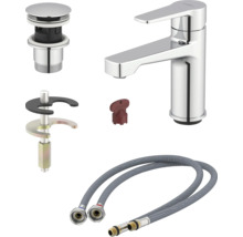 Wastafelkraan met installatieaccessoires
