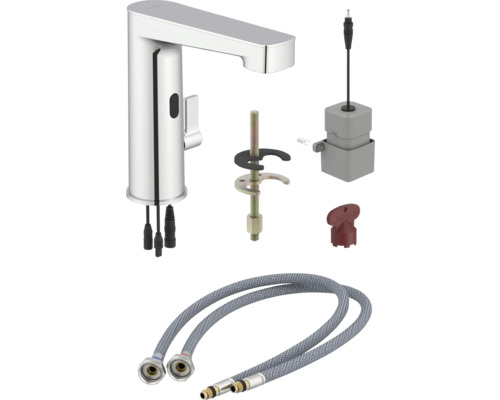 Contactloze wastafelkraan met accessoires