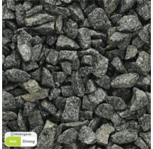 Close-up van granieten grindstenen