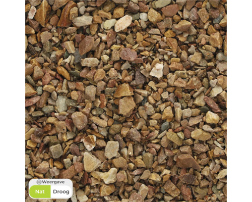 Close-up van decoratief grind voor de tuin