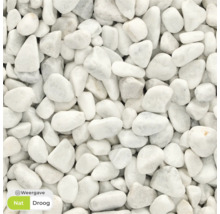 Witte sierkiezel voor decoratie