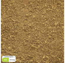 Close-up van straatsteenvoegmortel