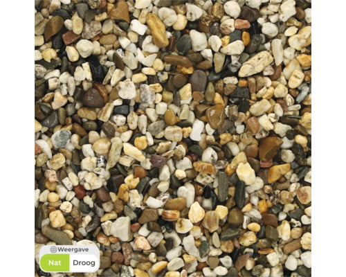 Close-up van decoratieve kiezels