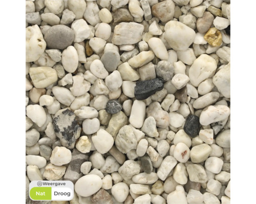 Close-up van decoratieve kiezels.