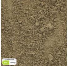 Zand voor bouwwerkzaamheden in detail