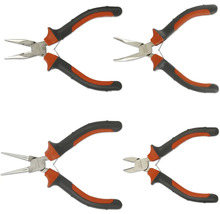 Vier tangen met handgrepen