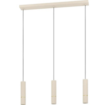 Hanglamp met drie cilindervormige lampenkappen
