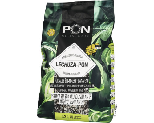 LECHUZA PON plantensubstraat in een verpakking van 12 liter voor kamerplanten