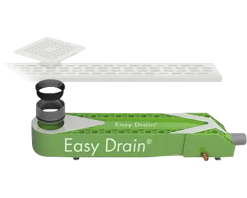 Easy Drain douchegoot met accessoires