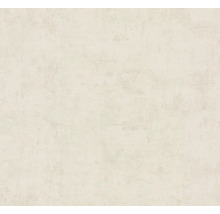 Vliesbehang met betonlook en fijne structuur in crème.