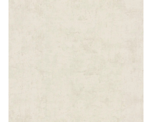 Vliesbehang met betonlook en fijne structuur in crème.