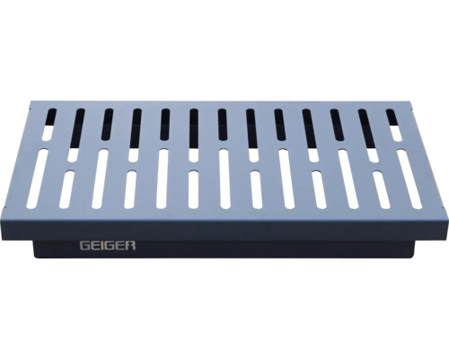 Geiger afdekking voor afwateringsgoten met langwerpige openingen