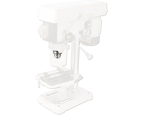 Boorkop van een tafelboormachine