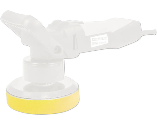 Polijstmachine met gele polijstpad