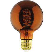 Decoratieve gloeilamp met gedraaide gloeidraad