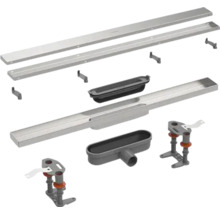 Douchegoot set met accessoires voor badkamerontwerp