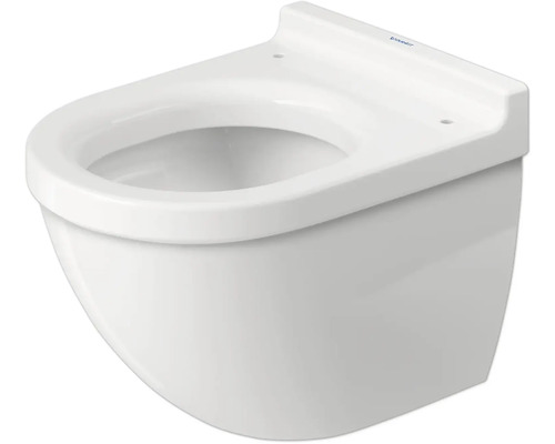 DURAVIT Hangend toilet Starck 3 compact diepspoeler Durafix glans wit Wandcloset van keramiek