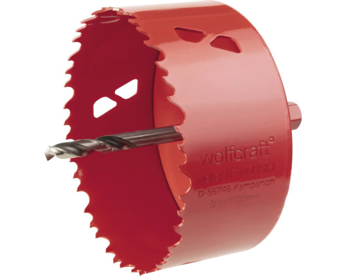 Gatzaag met centreerboor