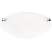 Plafondlamp met chromen houder