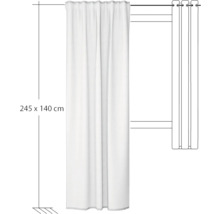 Lichtdicht gordijn, 245 x 140 cm