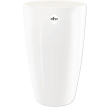 Witte plantenpot met Elho logo