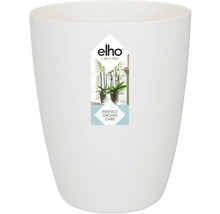 Witte bloempot voor orchideeën