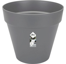 Grijze kunststof bloempot