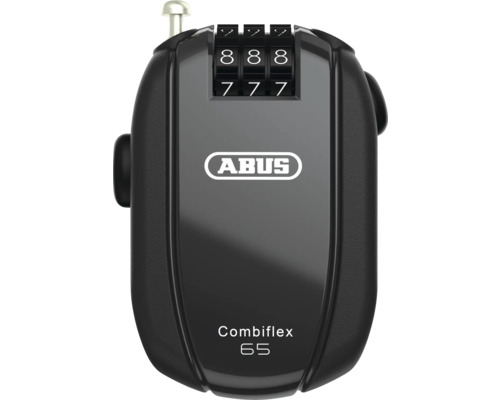 ABUS Kabelslot met cijfercode Combiflex Stopover 65 zwart ABUS Combiflex 65 cijferslot