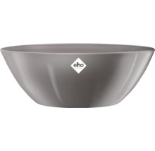 Grijze bloempot met Elho logo