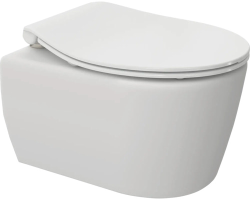 Wandcloset diepspoel van keramiek met toiletzitting