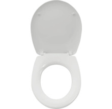 Toiletdeksel met open deksel