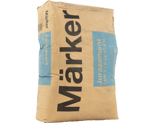 Zak cement met een vulgewicht van 25 kilogram